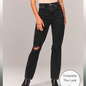 ABERCROMBIE 90s high rise jeans